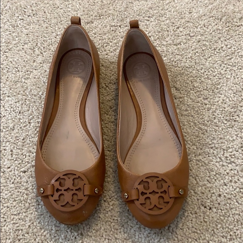 Tory Burch Tan Ballet Flats